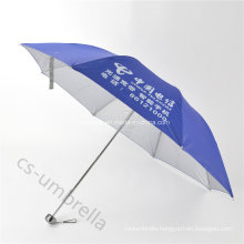 Best Quality Blue Silver Coated Canopy 4 Fold Umbrella (YS4F0010)